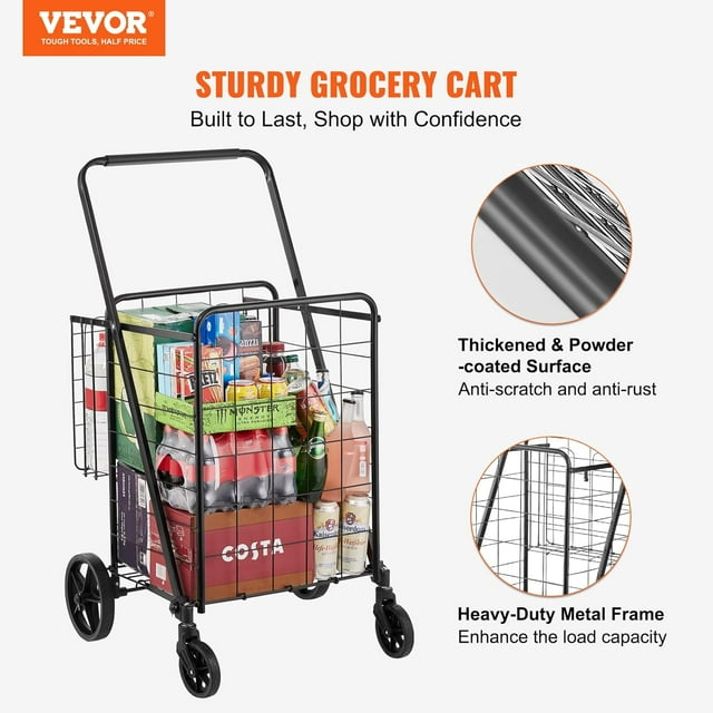 Adjustable Steel Rolling Multi-Use Cart, Silver