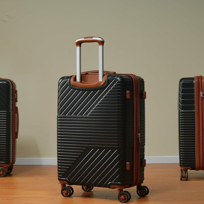 3-Piece Hardshell Luggage Set – Spinner Wheels, Lightweight Suitcase,TSA Locks, 20/24/28 inches