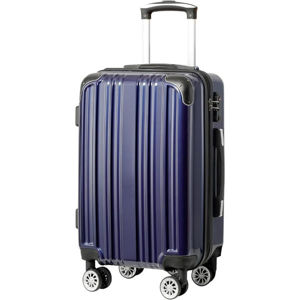 Hardside Carry On Luggage with Spinner Wheels and Built-in TSA Lock, Durable Suitcase Rolling Luggage, Carry-On 20-Inch