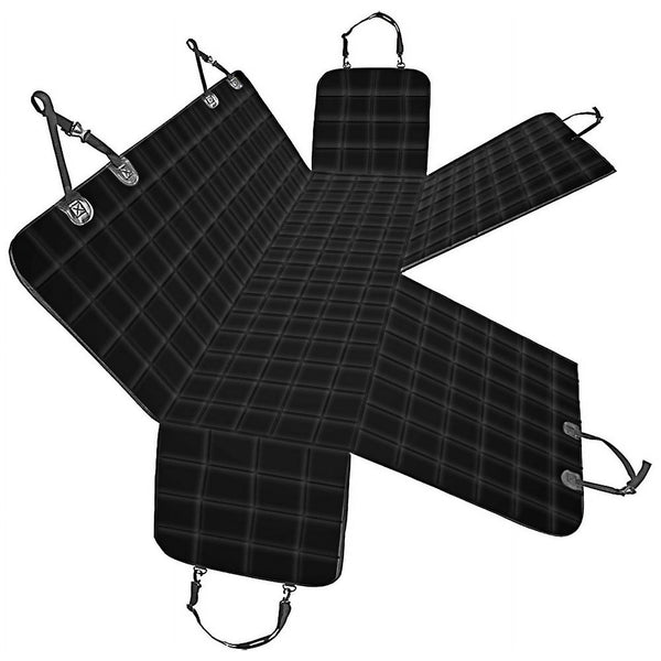 Petimi Dog Car Seat Cover for Back Seat, Waterproof Dog Seat Cover, Fits Most Cars, Black