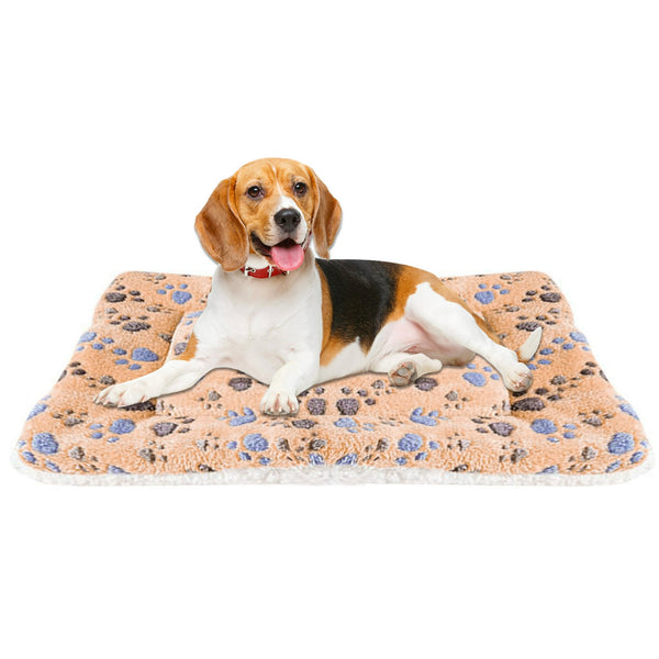 Petimi Dog Crate Pad, Dog Bed Mat, Pet Sleep Mat Soft for Medium Large Dog Cat, 23.6"×31.5"