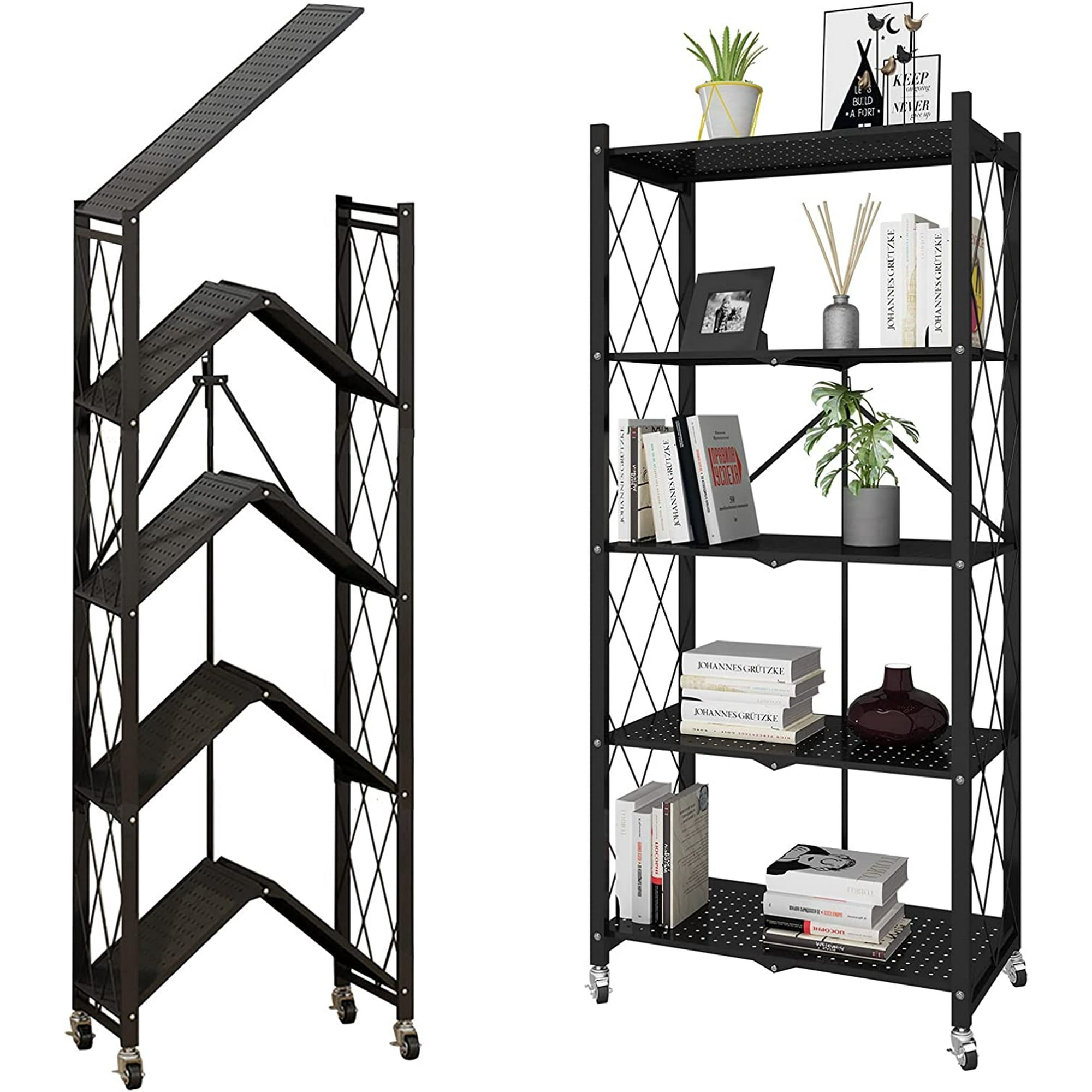Shelf 5-Tier 72" H x 36" W x 16" D, 1750lb Total Capacity