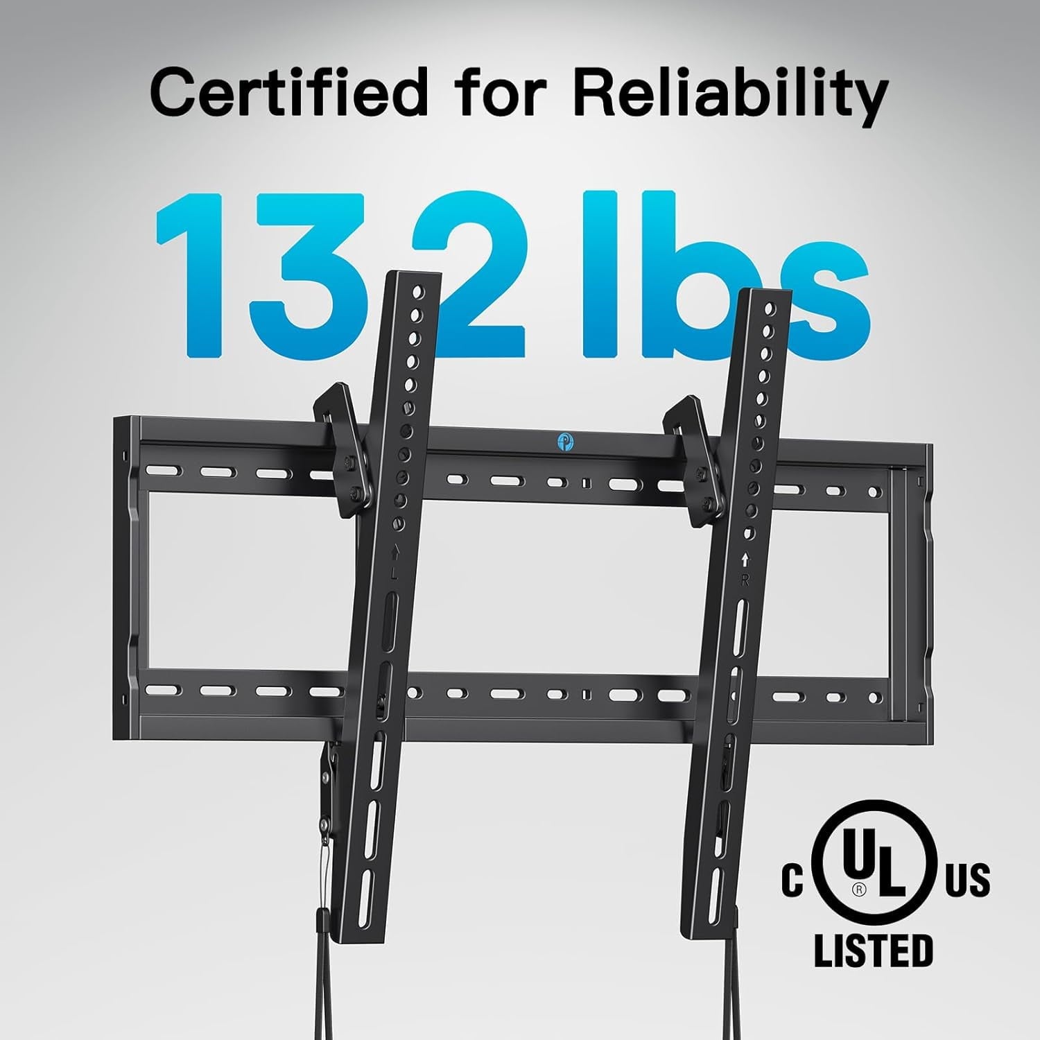 Camkey Full Motion TV Wall Mount Bracket Fits for 37-70 inch LED, LCD, OLED, Flat Curved TVs with Tilt, Swivel and Rotation up to 99lbs 600x400mm
